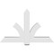Ekena Millwork Redmond Architectural Grade PVC Gable Bracket, 60"W x 37 1/2"H x 6"D x 6"F, 15/12 Pitch GBP060X38X0606RED00 - alternate 5